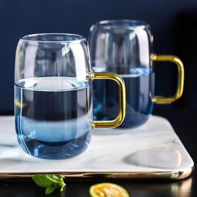 Art de la table dessert Ensemble de 1 carafe en verre et 4 tasses