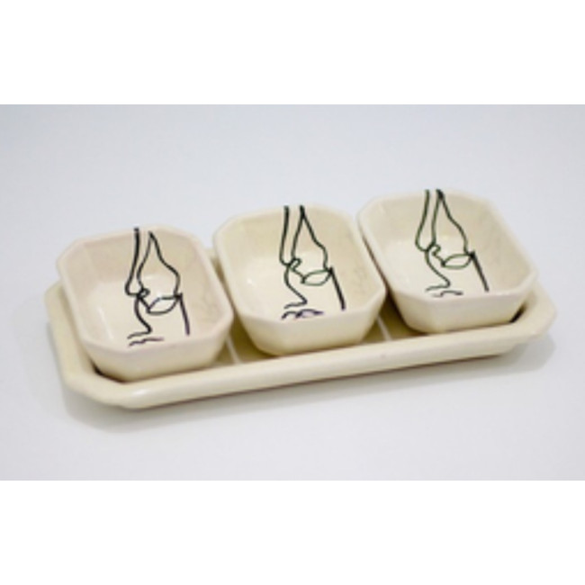 FACE ART Plateau apéritif rectangulaire