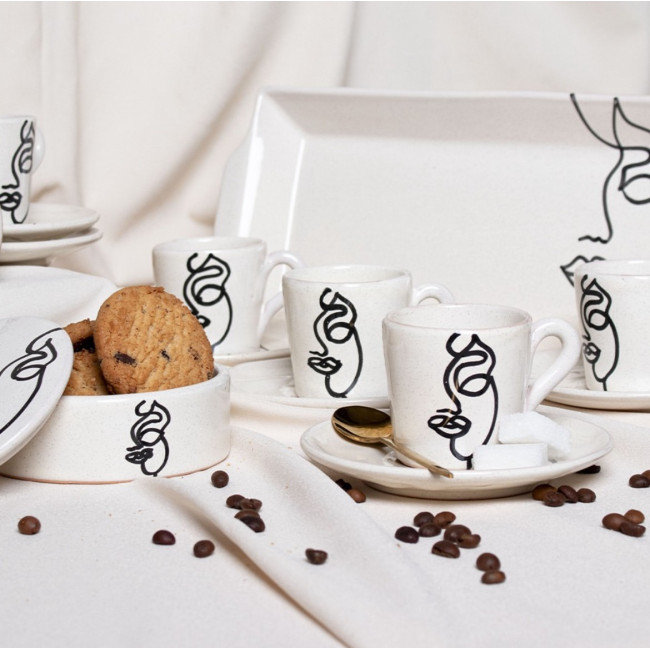 FACE ART Services à café 15 pièces