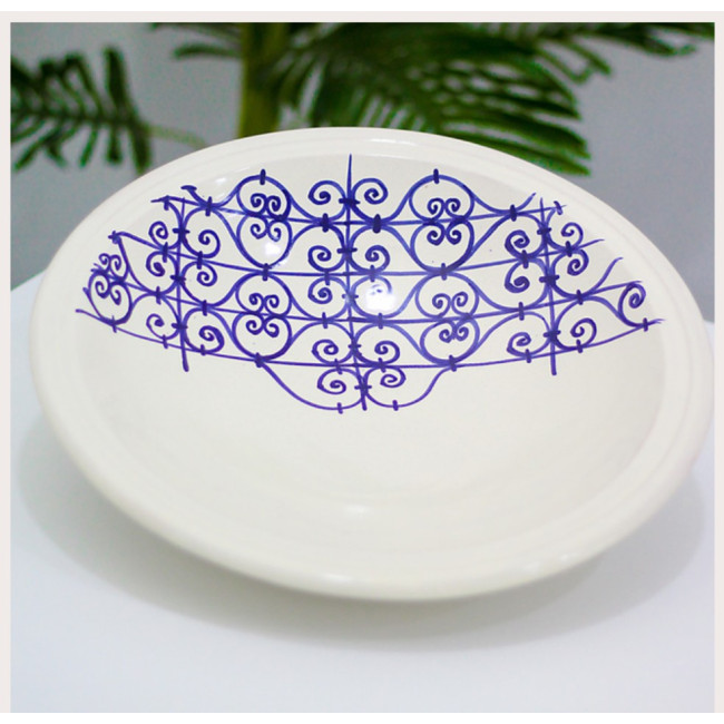 FER FORGÉ Service TEBSI pour 6 personnes (7 pièces)