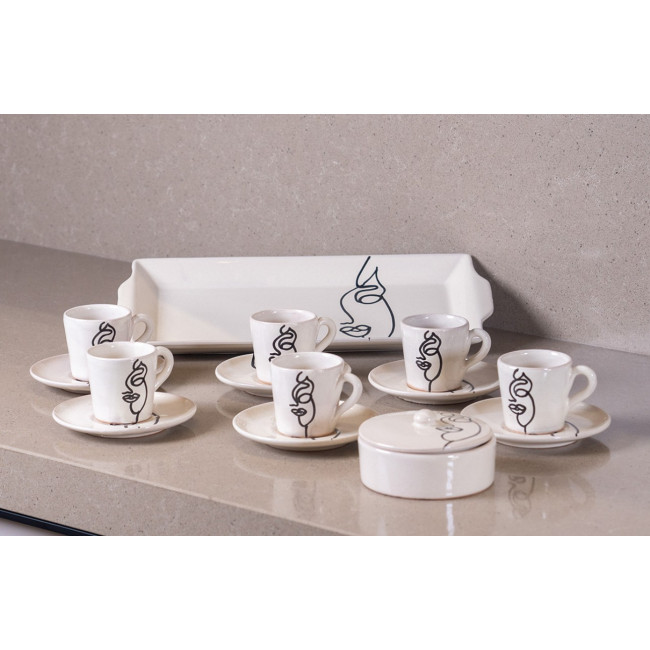 FACE ART Services à café 15 pièces