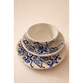 FER FORGÉ Service à table (18 pièces) pour 6 personnes