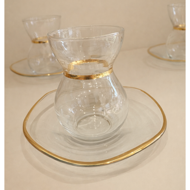 Art de la table dessert Service a thé (12 pièces)