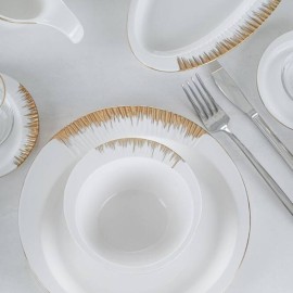 Art de table Sherry :37 pièces Petit-déjeuner pour 6 personnes