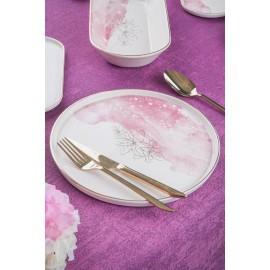 Art de table Adore: 6 personnes 27 pièces ensemble de salle à manger