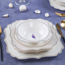 Art de table Love Garden : 6 personnes 24 pièces ensemble de salle à manger